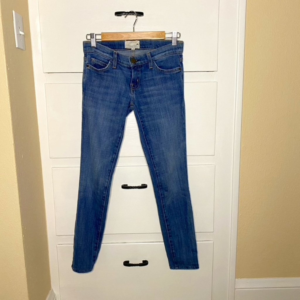 Current/Elliott The Ankle Skinny Jean In Alabama Low Waist